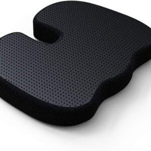 671c9c3b203ee590f516c7fe94ddbdc5 Foam Orthopedic Wedge Seat Cushion, Non-Slip Coccyx Pad, Pain Relief - for Car Computer Desk Chairs and Traveling