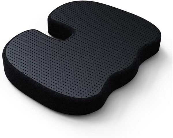 Foam Orthopedic Wedge Seat Cushion, Non-Slip Coccyx Pad, Pain Relief - for Car Computer Desk Chairs and Traveling