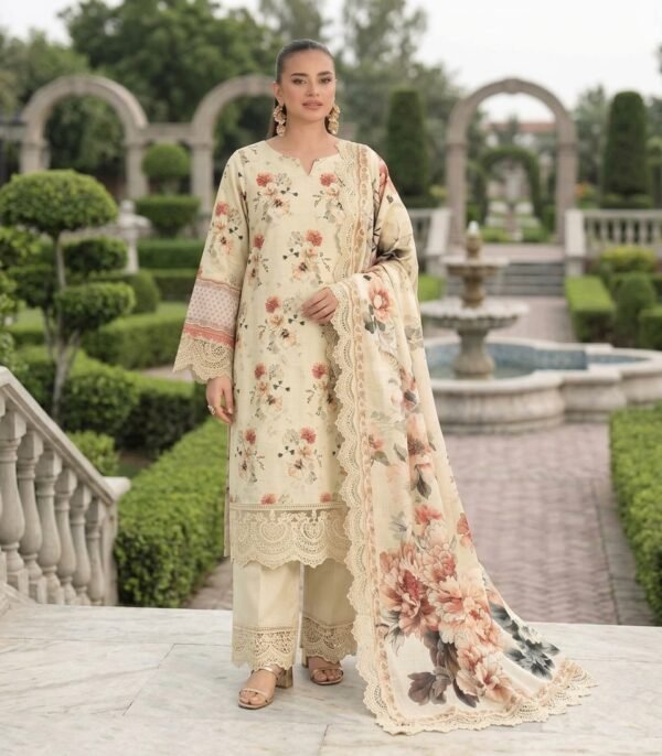 67e2394b4dfcd50ff62cb269fb83c8eb Malhaar Winter Unstitched 3-Piece Linen Suit - Volume 01