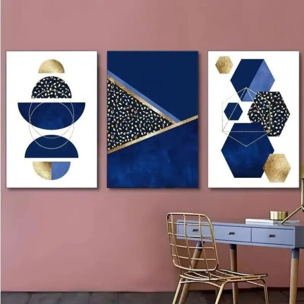 6883519716ec31faddbf70f4835b548e Set Of 3 Sticky Wooden Canvas Frames For Wall Decore Aesthatic Art / Sticky Phototiles For Room Wall Decoration
