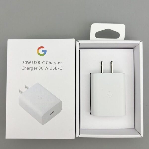 688449e9d3a5d1d8b8fb8a6c80238e72 Google 30W USB-C Fast Charger Adapter with Power Delivery 3.0 and PPS Support ~ Without Cable