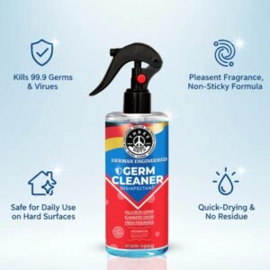 Germ Cleaner Disinfectant – Odor Eliminator & Surface Sanitizer | THREE GUYS – German Engineered (250ml)