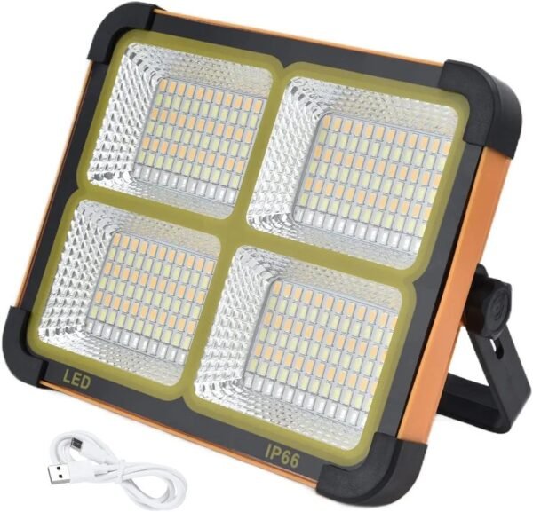 6c9941de2f5cb4230a3b42cf6c7252f8 Portable 300W Solar Powered LED Work Light IP66 Waterproof