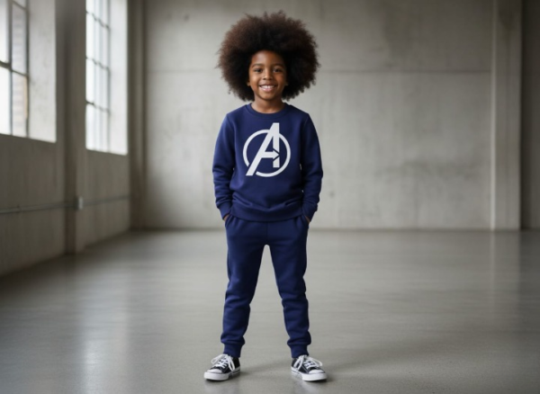 6cf39b0a8eae58f37cfc9a373b2309b1 Avenger Printed Sweatshirt & Pajama Trouser Tracksuit for Kids | Winter Warm Fleece Clothing Set Outfit for Boys & Girls | FOR BABY AND KIDS