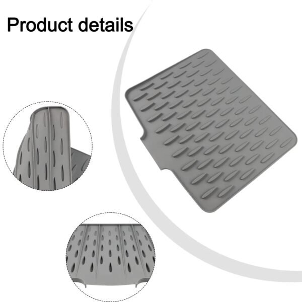 6ec04a066ab39e22123a1a8adaadcb8b Sink Mat Black Durable Non Slip Design Protects Sink Surface Prevents Scratches And Keeps Kitchen Clean Size 26x32cm