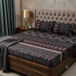 6f57a22b01c5ba77d79c73b8a458501f 3D Crystal Cotton 3-piece Bedsheet Set AY0010064