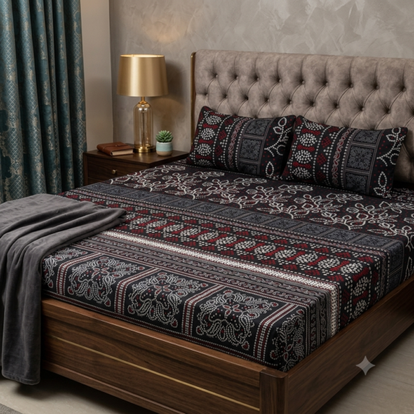 6f57a22b01c5ba77d79c73b8a458501f 3D Crystal Cotton 3-piece Bedsheet Set AY0010064