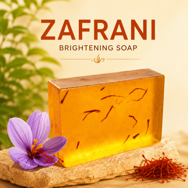 6f8a4150886b83218a1e2959e3ac48da Instant Glow Zafrani Brightening Soap – Handmade Saffron (Zafran) Soap for Glowing, Even-Toned & Nourished Skin | Paraben & Sulfate Free