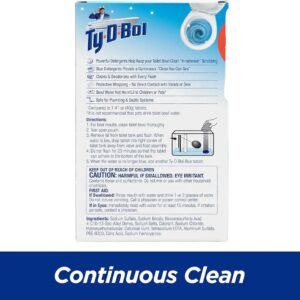 7056101680249dc1691a917de8fd06a7 Ty-D-Bol In-Tank Blue Toilet Bowl Cleaner Tablets, Value Pack (10 Count) – Cleans, Deodorizes & Provides Continuous Blue Water Every Flush
