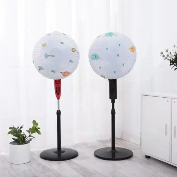 70a058503f52e04b306589a7261f7a93 Fan Cover Cartoon Style Floor Standing Electric Fan Dust Cover Universal Electric Fan Protection Case Durable Quality (Random Design)