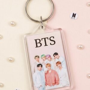 BTS Dual Side Printed Acrylic Keychain 2 Inch | Glossy K-Pop Key Ring | Premium Gift for BTS Fans & K-Pop Lovers