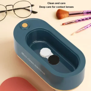 750a58d3ed5b03b90a5eadead20b4458 High-Frequency Vibration Ultrasonic Cleaner Machine – Portable Cleaning Device For Jewelry, Glasses, And Watches (Random Color)