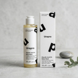 75604038df94cc3cd3fa89b3a86abdc1 Urapra Glycolic Acid 3% Body Wash – Exfoliating Body Cleanser for Smooth & Brighter Skin l 100ml