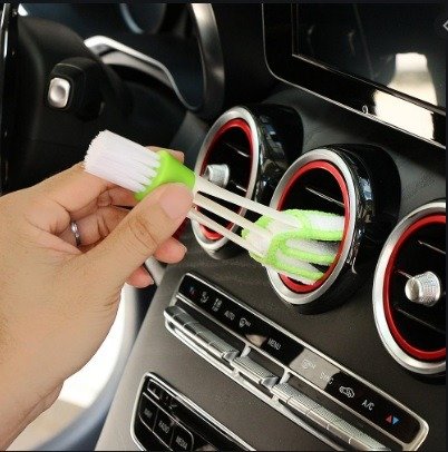 761530adf20b8750dcfa41213d194fba 2-in-1 Car Air Conditioning Vent Cleaning Brush - Multi-Functional Microfiber Detailing Tool