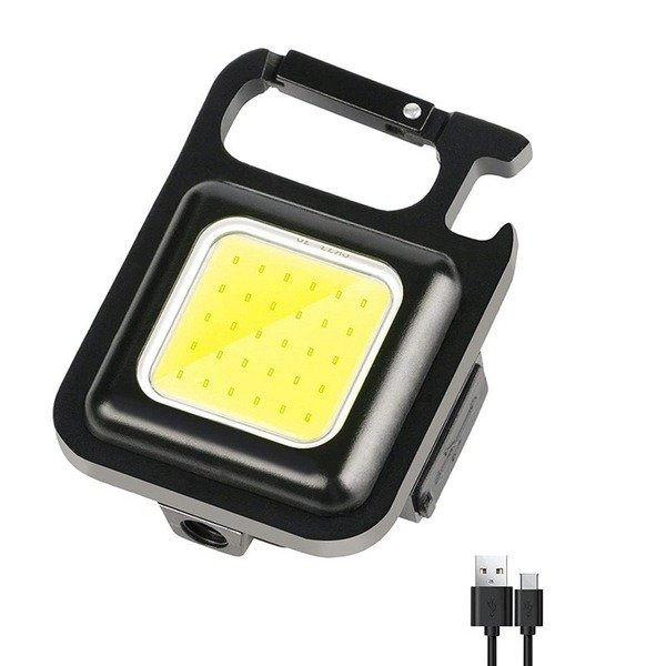 76890454269311850d0c204d96eecfff Rechargeable Mini COB LED Flashlight Keychain with Bottle Opener | Portable Pocket Torch Light