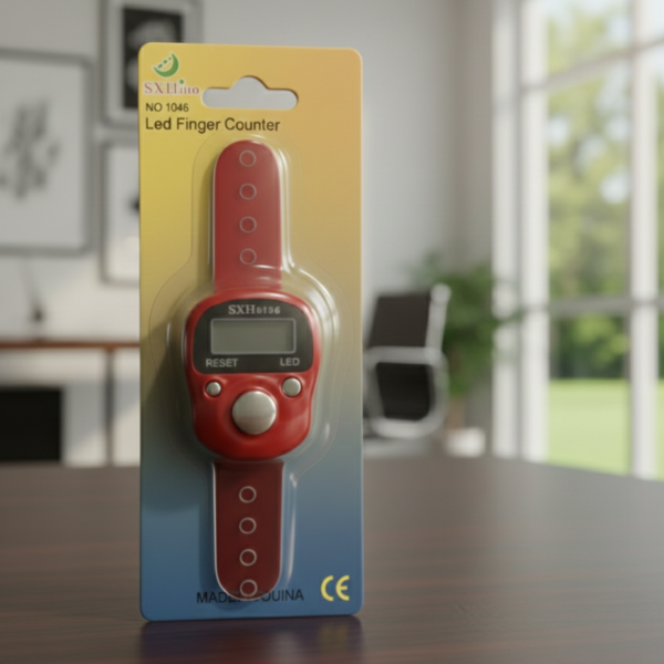 76a1b3d70be0e6208afa48a6164a9f90 Digital Tasbeeh Finger Counter With Reset And Led Indicator Ring Tally Counter Electronic Tasbih SXH5136 (Random Color)