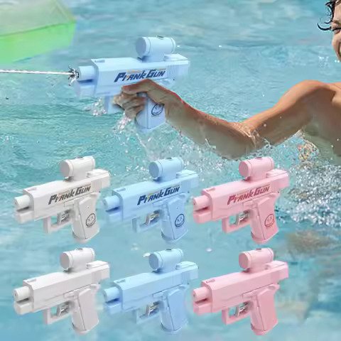 Funny Double-Sided Reverse Water Gun – Mini Tactical Prank Sprayer Toy for Kids & Adults | Summer Pool & Beach Water Fight Blaster (Random Color)