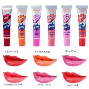 773c499b1ae92165c5748c7cdb113f9b 6 Pcs Peel Off Wow Lipstick Lip Gloss - Cosmetic Product Designed For Lip Care And Daily Makeup Routine