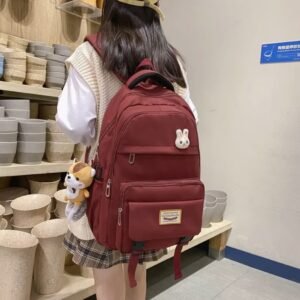 7811960de624c6fe1a3835d86dde4c74 Korean Style School & College Backpack | 48cm x 28cm | Trendy & Spacious | Durable Daypack for Students