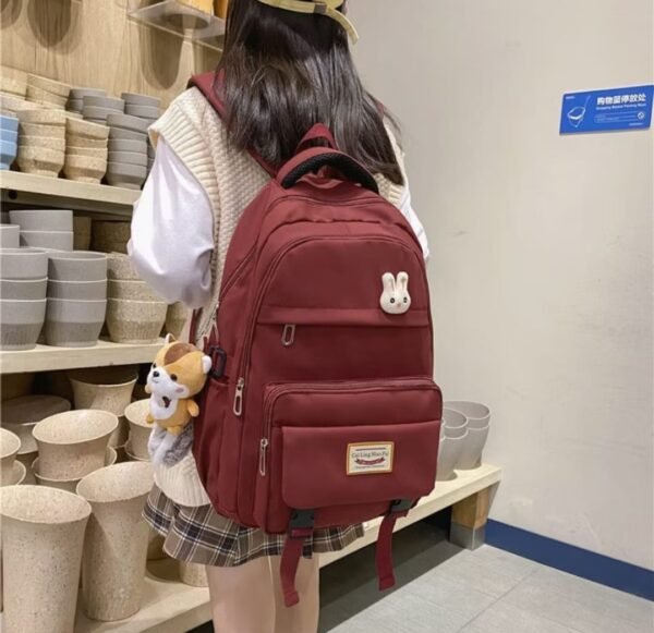 7811960de624c6fe1a3835d86dde4c74 Korean Style School & College Backpack | 48cm x 28cm | Trendy & Spacious | Durable Daypack for Students