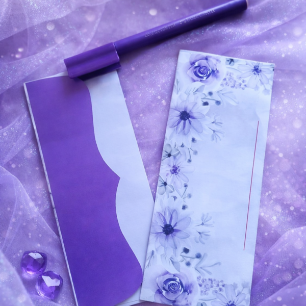 788ee375c2f64e9d59121846c293ac6c Premium Purple Floral Eidi Envelopes for Weddings & Engagements (15 Pieces) – Elegant Card Cash Pack