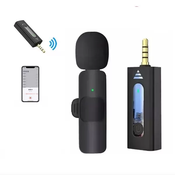 7c4cc66e41f39a5183080f4896d1de47 K35 High Quality Wireless Single Microphone For Mobile Phone And Camera