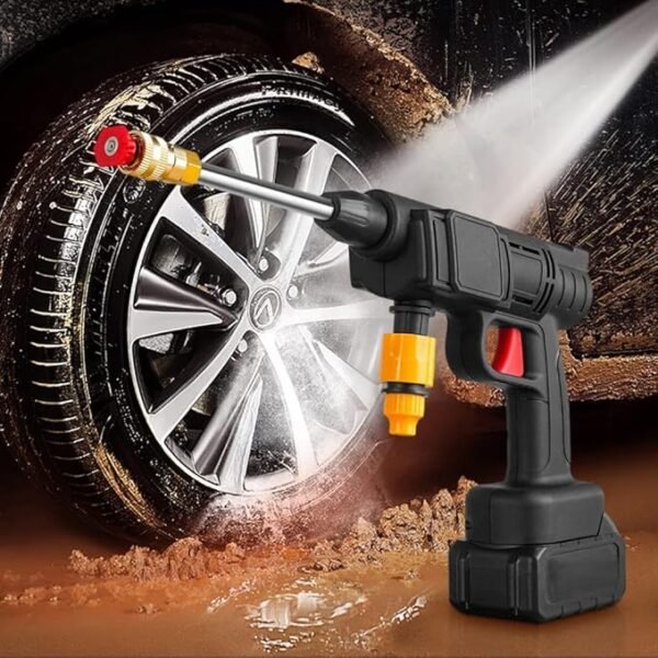 7cc727a13cfdcec5a956f0123a9660d3 Automatic Cordless Car Wash Spray Gun | 48V High Pressure Lithium Battery | Wireless Foam Jet Washer (Single Battery)