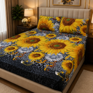 7d2091784714b2072d1feb6edae98e5d 3D Crystal Cotton 3-piece Bedsheet Set AY0010018