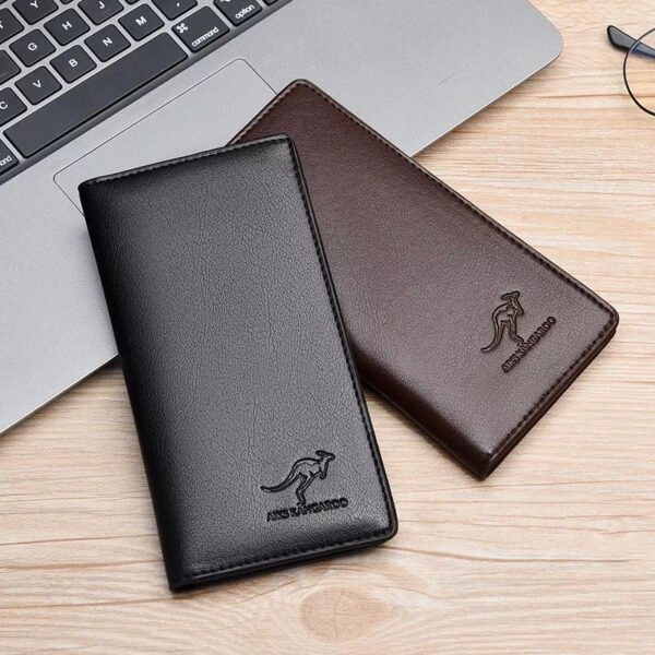 7da2eeb57e6ea91d9edd71d699c54481 Kangaroo Long Bifold Wallet with RFID Protection – Slim Stylish Wallet for Men & Women