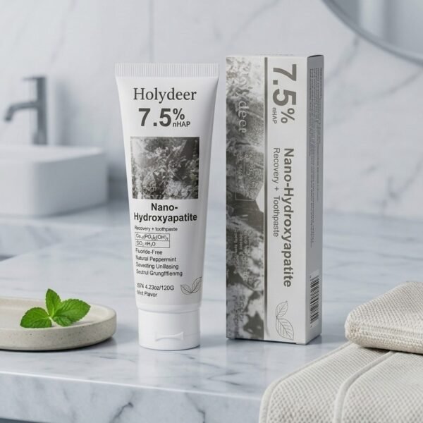 829c3028b8ad6a35d17290c755e62ac0 Holydeer Recovery Toothpaste | 7.5% Nano-Hydroxyapatite For Enamel Repair & Whitening 120g