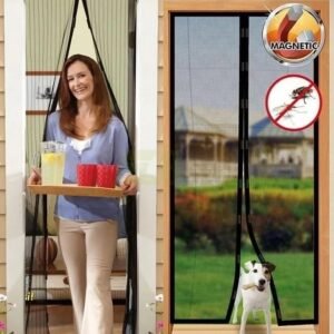 8383443bad25a0ecd28af472e1643393 Premium Quality Mosquito Magic Mesh Door Curtain | Magnetic Automatic Closing Insect Screen | Easy Install Fly & Mosquito Net for Home