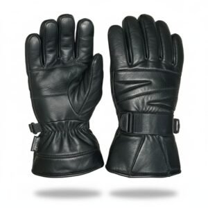 83d831b8bd68f47423056765bd682ca4 Men’s Genuine Sheep Leather Winter Gloves – Black Motorcycle Riding Gloves with Warm Lining