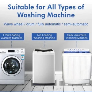 Washing Machine Cleaner Tablets – 12 Tablet | Deep Cleaning & Deodorizing for Front Load