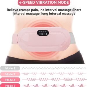 8431c88f7f49684f807b2afdc0555b9f Heating Pad Women Period Pain Cramp Relief Belt | Portable Electric Menstrual Heating Pad With 3 Heat Levels & 4 Massage Modes For Belly And Waist Pain Relief
