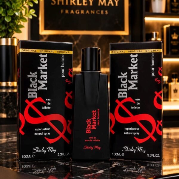 84ff226ea709d598b2bbb332074854f8 Shirley May Black Market Pour Homme Perfume - Fragrance Accessory Designed For Scent Application - 100ML