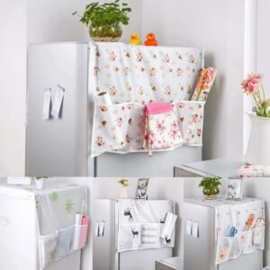 85db23668970cadf74df467abcc7ec0c Anti-dust Waterproof Oil-proof Fridge Cover | Protective Refrigerator Top Cover | Random Design