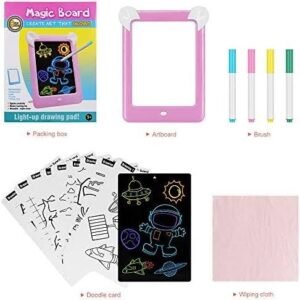 877041afb29bcdca7906422cd6fe0448 Kids Magic Glow Pad: 3D Light-Up Drawing Board for Creative Play and Learning