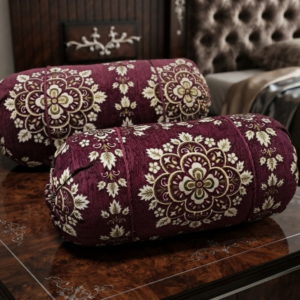 87f7bea9c1ea4aab9af99de55e08aaa2 Luxury 2 Piece Soft Velvet Jacquard Gol Pillow Cover Set 36 x 17 Easy Washable Floral Design