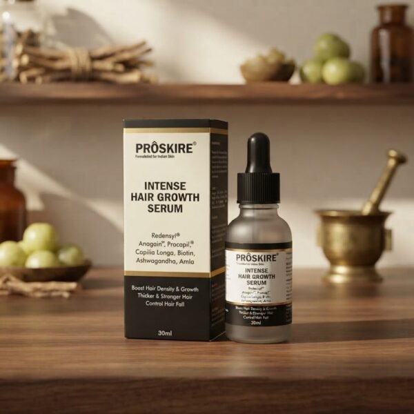 88eb2ed660aed12c1e3a5d21c56374fa Proskire Intense Hair Growth Serum – Redensyl, Procapil, Biotin Hair Fall Control Serum - 30ml