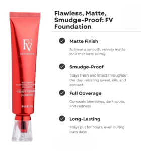 FV Waterproof Liquid Foundation - Personal Care Accessory Designed For Skin Care And Daily Routine - 30g