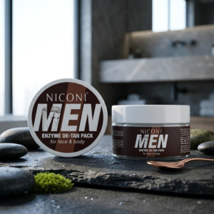 8a1114d5d9f7658d04de4741efe1ff5b Niconi Men Enzyme De-Tan Pack for Face & Body | Professional Tan Removal & Skin Brightening | 150ml