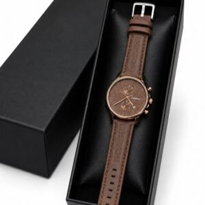 8bd1086ea49ea3a0ec0db286158e6087 Beisheng Men's Leather Strap Watch Perfect for formal and casual occasions - Brown