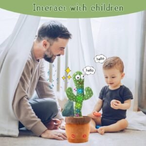 8dd68873d8a5bdef5b1c7f39358d1f5c Dancing Cactus Toy for Kids – Talking & Singing Plush Cactus | Interactive Mimic Toy | Battery Operated Fun Toy for Toddlers (Without Box)