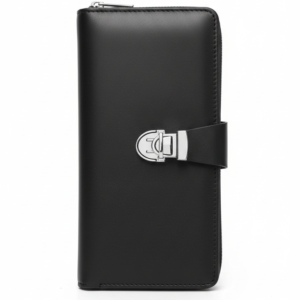 8e936842b91c03279a3b222dd56e7f1f Premium Leather Travel Organizer Wallet with Metal Lock Closure