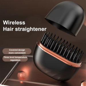 8fdc5bcfd12f1145be793fcbe28cca7b Mini Hair Straightening Comb Wireless Charging Portable Multifunctional Hair Care Styling Comb (Random Color)