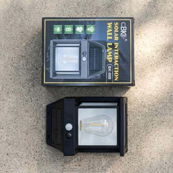 90579db5e17ed2cde2a5b4f1c72c997a Solar Charge Motion Sensor Solar Waterproof Wall Lamp (Model Bk-888)