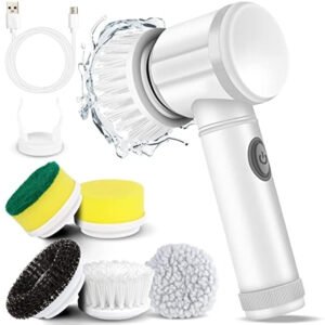 918808cb362066312c37952290636e5a 5-In-1 Handheld Electric Cleaning Brush - Household Accessory Designed For Surface Cleaning And Daily Maintenance Routine