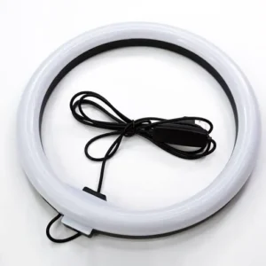 Portable Clip-On Selfie Ring Light with 36 LED Bulbs | 3 Brightness Levels | Rechargeable Fill Light for Phones | Without Stand