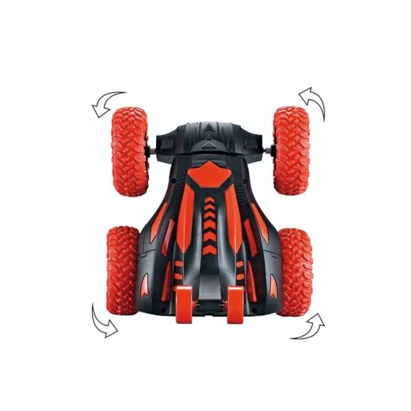 94876e05ea97e7282e7749562f4644ad 40MHz RC Rotating Stunt Car – Battery Operated Remote Control Rotation & Flip Car