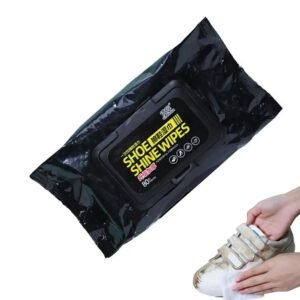 Premium Quick-Shine Shoe Cleaning Wipes (80-Count Pack)
